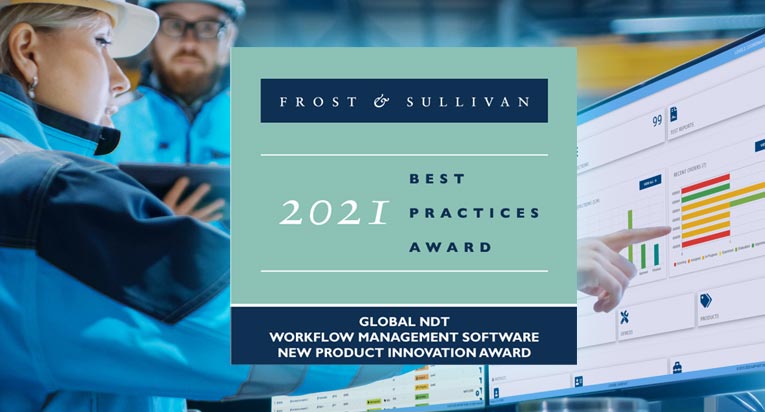 New Product Innovation Award in the NDT workflow management software industry